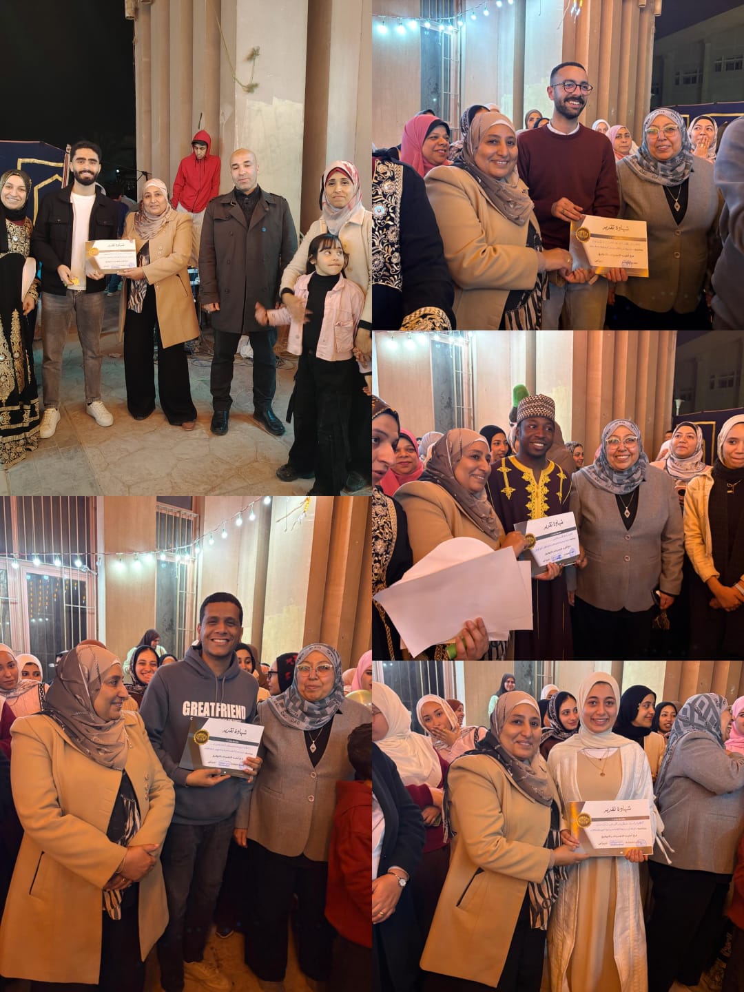  تكريم الطالبات المثاليات والمتميزات بكلية التمريض جامعة العاصمة